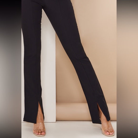 NWT Pretty Little Thing, Skinny Split Hem Trousers - Picture 4 of 8